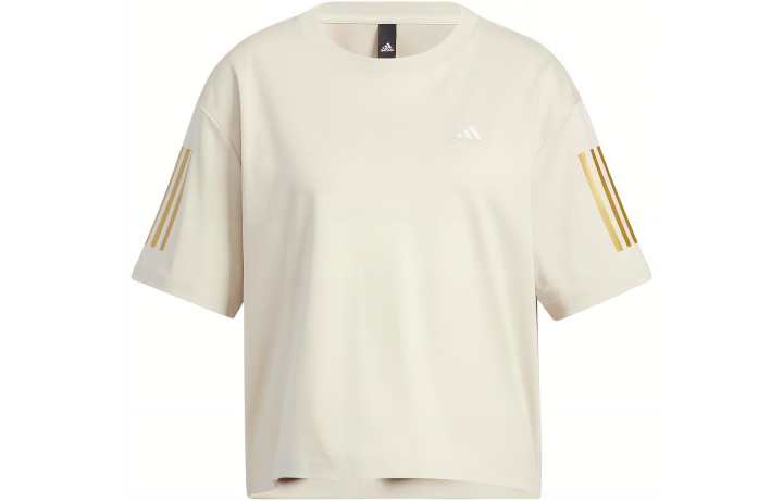 Adidas Adidas T Shirts Women's Brown Crew Neck Moderate