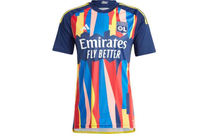Adidas Adidas Lyon Team Soccer Jersey Men's Dark Blue