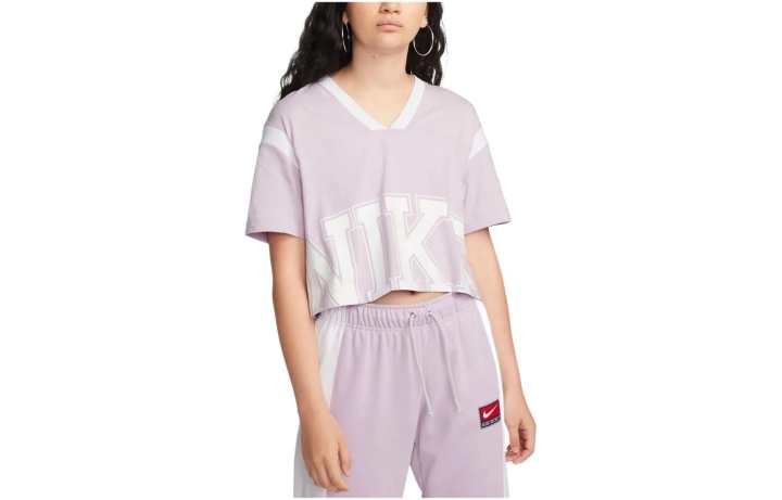 Nike Nike Drop Shoulder Sleeve T Shirt Women's Pink