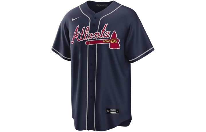 Nike Nike Men's Replica Baseball Jersey Sports Apparel Men's Marine Blue