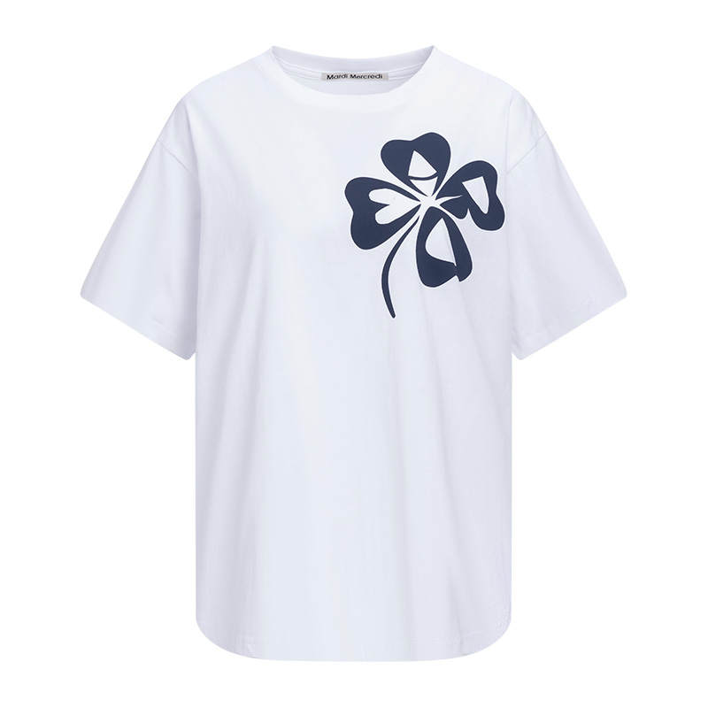 MARDI MERCREDI SS24 Drop Shoulder Sleeve T Shirt Women's