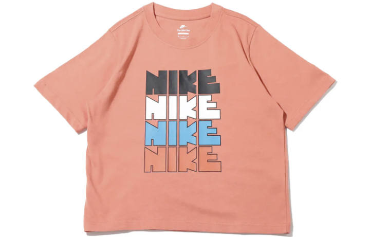 Nike Nike x Atmos Pink Regular T Shirt Women's Madder Root Brown