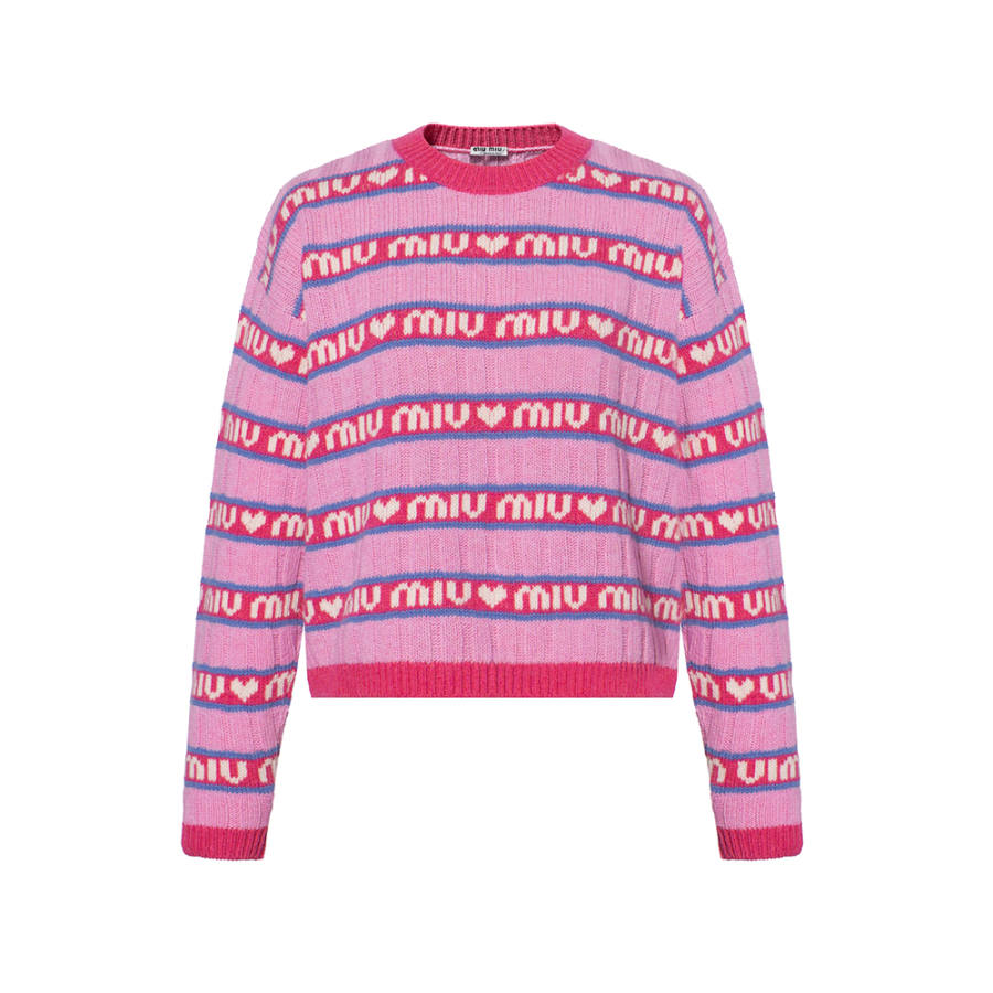 MIU MIU FW21 Sweater Unisex Pink