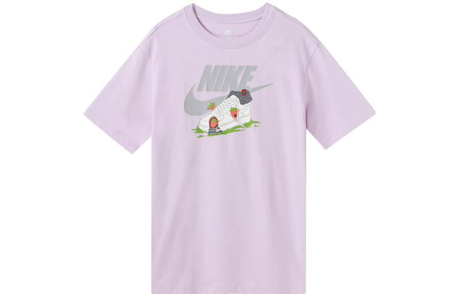 Nike Nike Set in Sleeve T Shirt Women's Pink Purple