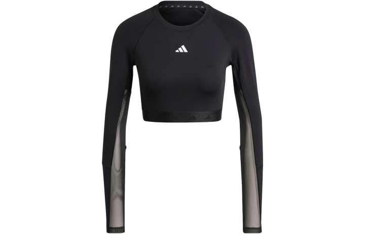 Adidas Adidas Free Shipping With AdiClub Hyperglam Training Cropped Long Sleeve Tee
