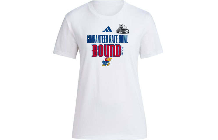 Adidas Adidas Kansas Bowl Bound Tee T Shirt Women's White