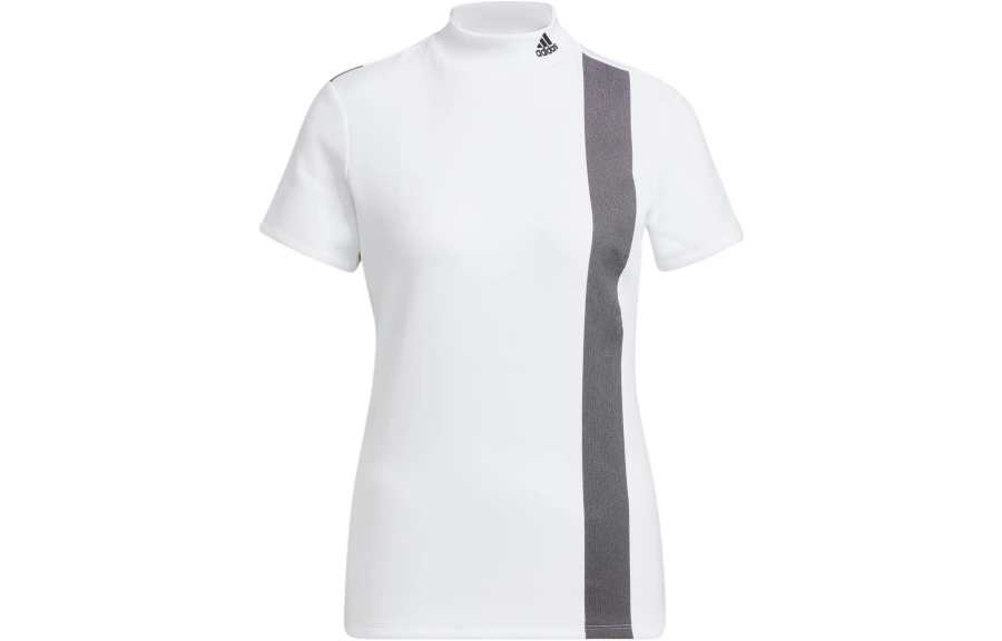 Adidas Adidas T Shirts Women's White Crew Neck Moderate Straight Fit