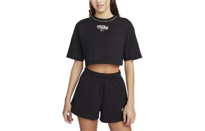 Nike Nike Drop Shoulder Sleeve T Shirt Women's Black