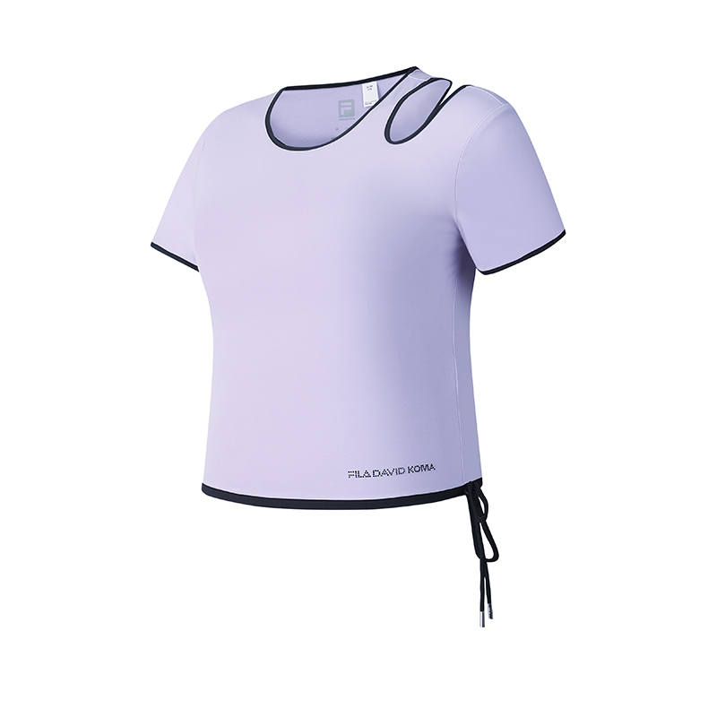 FILA T Shirt Women's Numbers Lavender