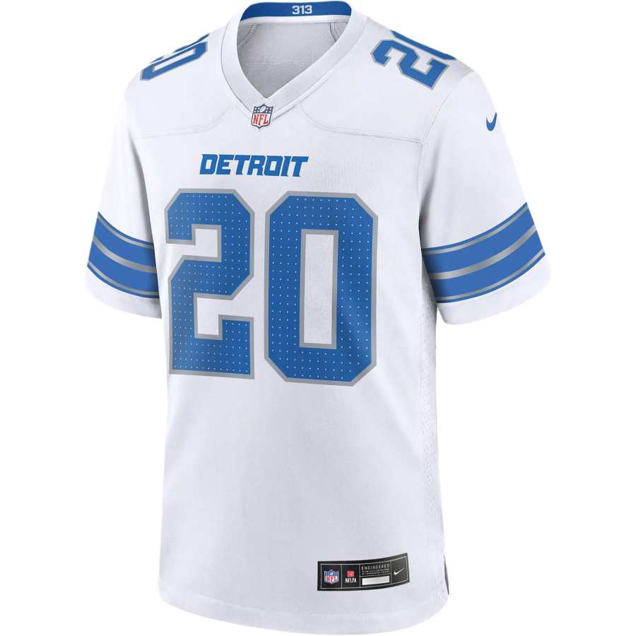 Nike Nike Barry Sanders Detroit Lions Men's Nike Nfl Game Football Jersey