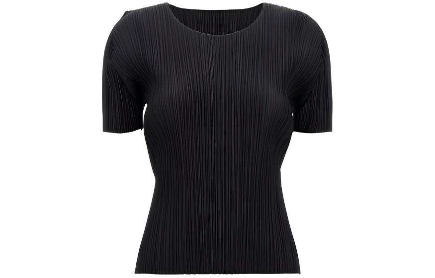 ISSEY MIYAKE SS24 T Shirt Women's Black