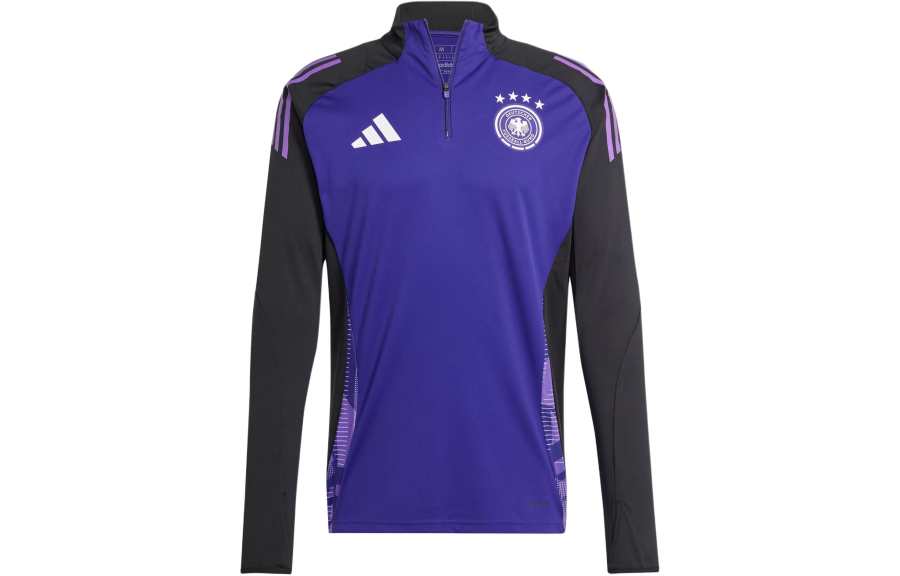Adidas Adidas DE National Team Germany Tiro 24 Competition Training Top Soccer Jersey Men's Purple Black