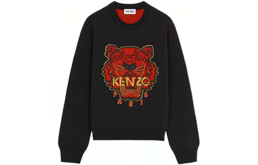 KENZO Sweaters Women's Black Crew Neck Moderate Other
