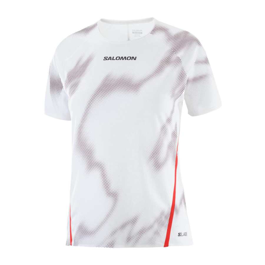 SALOMON Quick Dry T Shirts Women's White Andorra