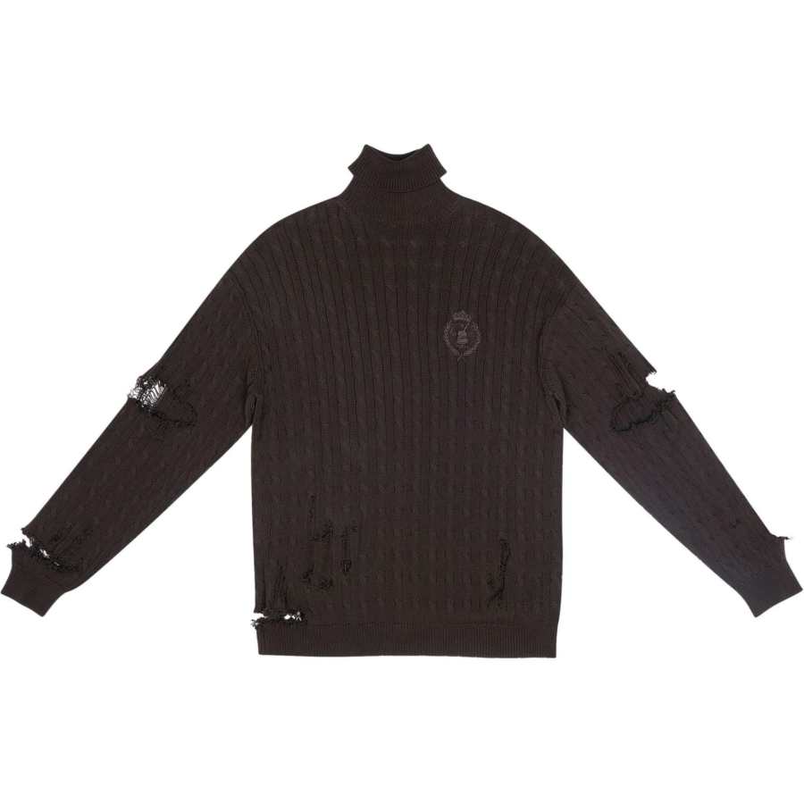 Balenciaga Sweater, Loose Fit Women's Brown