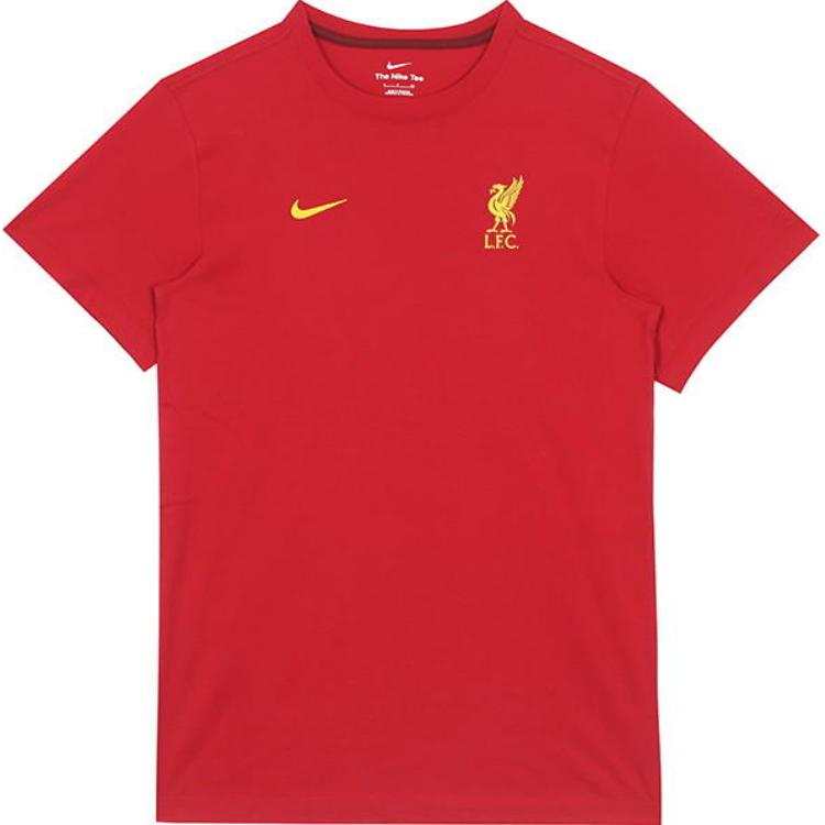Nike Nike Liverpool Soccer T Shirt Soccer Jersey Men's Gym Red