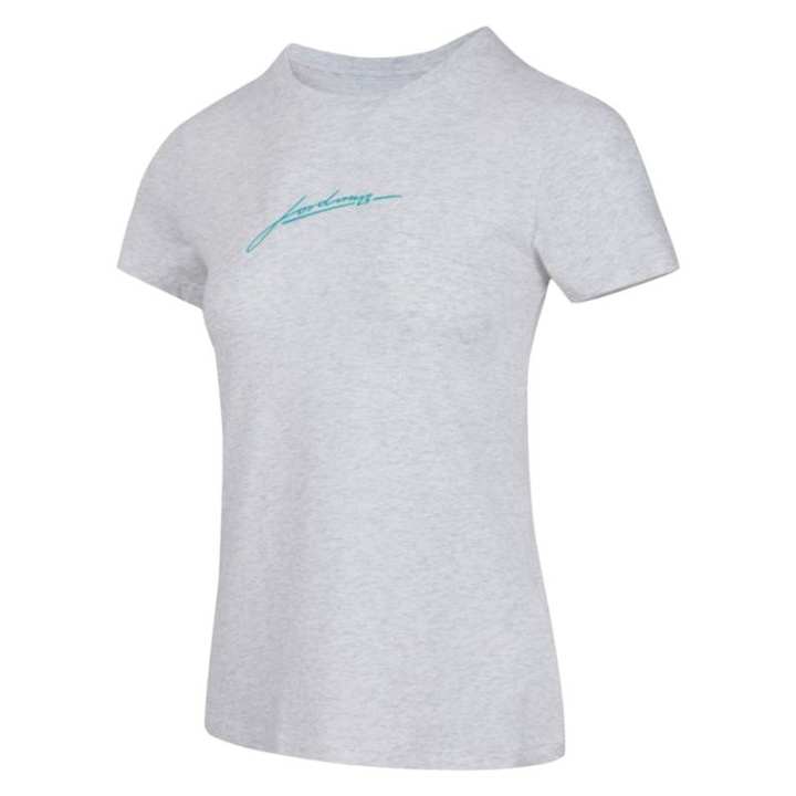 Jordan Jordan T Shirts Women's Gray Crew Neck Moderate