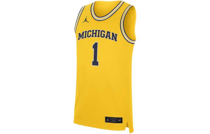 Jordan Jordan Michigan Wolverines Big Kids' Jordan Basketball Replica Jersey