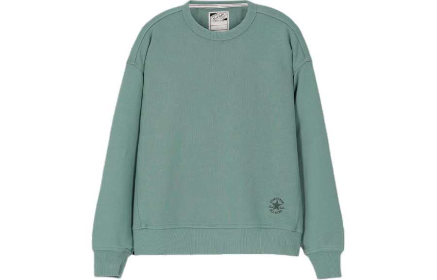 Converse T Shirts Women's Green Crew Neck Moderate Other