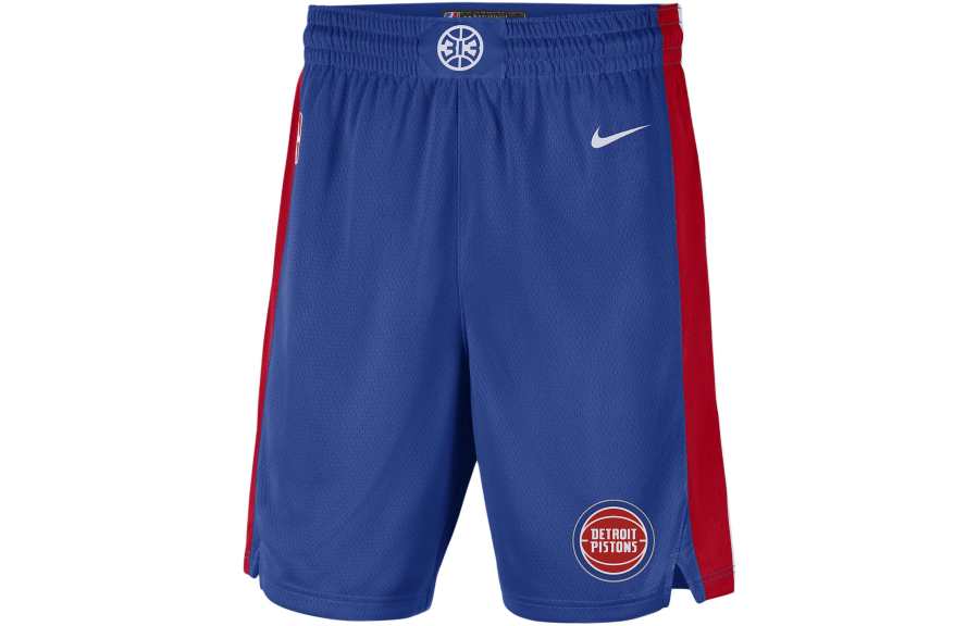Nike Nike Detroit Pistons Icon Edition Basketball Shorts Men's Blue