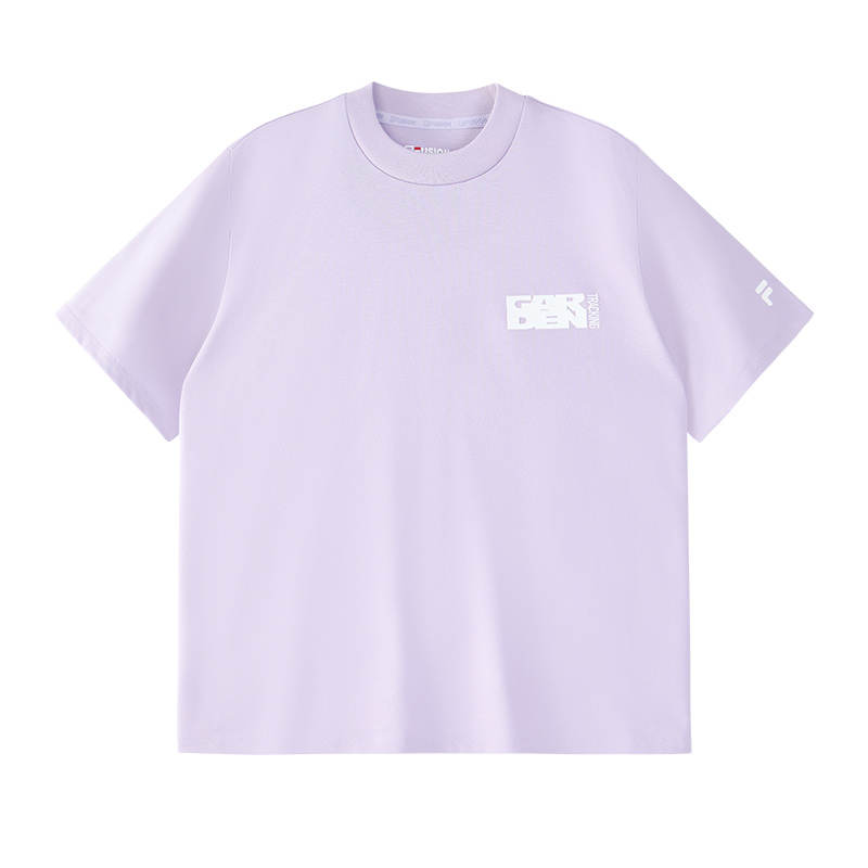 FILA FUSION T Shirts Women's Valley Purple Crew Neck