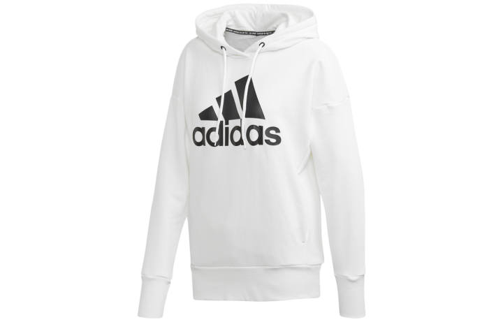 Adidas Adidas Sweatshirts Women's White Hooded Moderate Regular