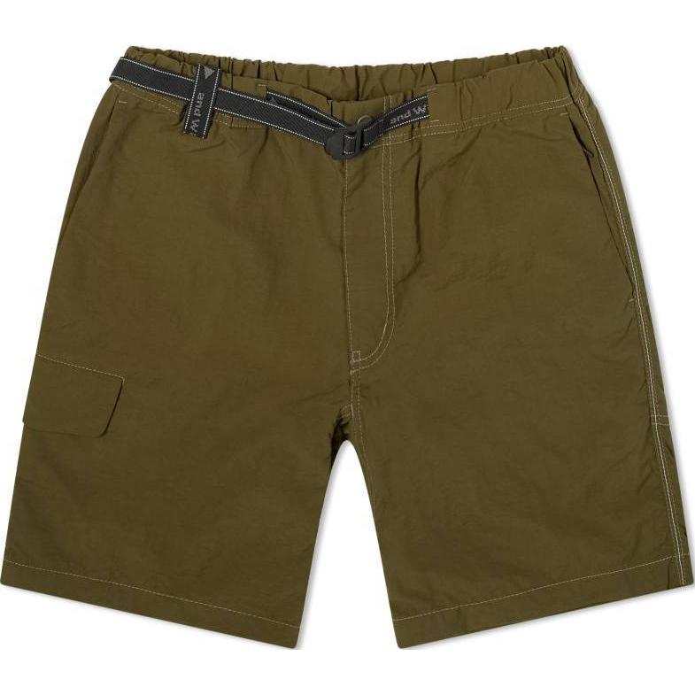 And Wander Casual Shorts Men's Olive Green