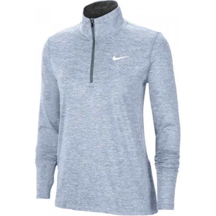 Nike Nike T Shirts Women's Diffused Blue Turtleneck Moderate Straight Fit