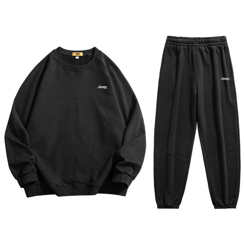 Jeep Jeep Sweatshirt Sets Unisex Crew Neck Moderate