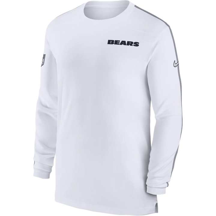 Nike Nike Chicago Bears Sideline Coach Rugby Jersey Men's White
