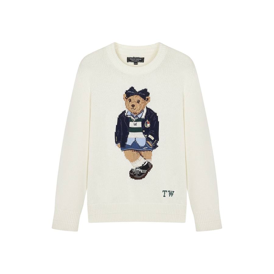 Teenie Weenie Sweater Women's Ivory White