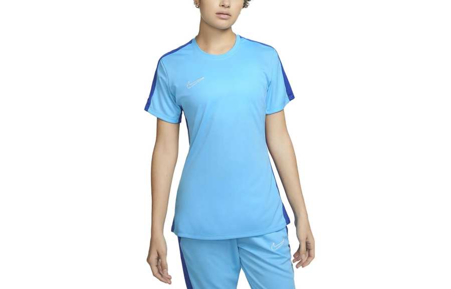 Nike Nike T Shirts Women's Blue Crew Neck Moderate Straight Fit