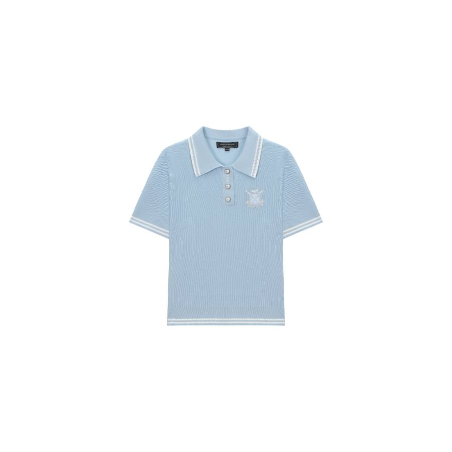 Teenie Weenie Sweaters Women's Polo Collar Moderate A Line