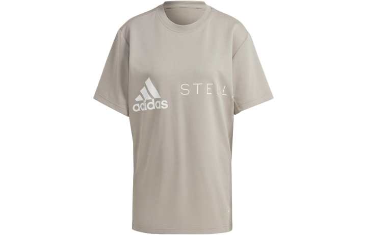 Adidas Adidas Drop Shoulder Sleeve T Shirt Women's Light Gray