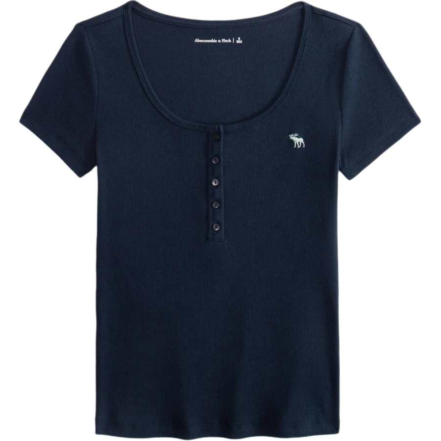 Abercrombie&Fitch T Shirt Women's Dark Navy Blue