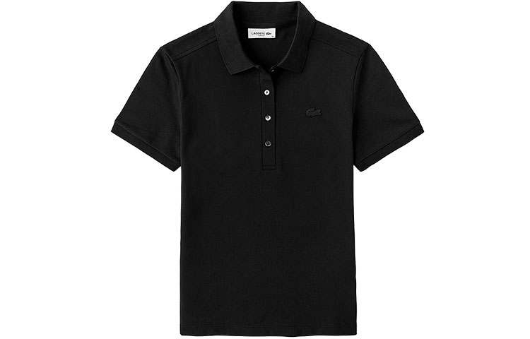LACOSTE L.12.D Slim Fit Stretch Mini Piqué Polo Shirt