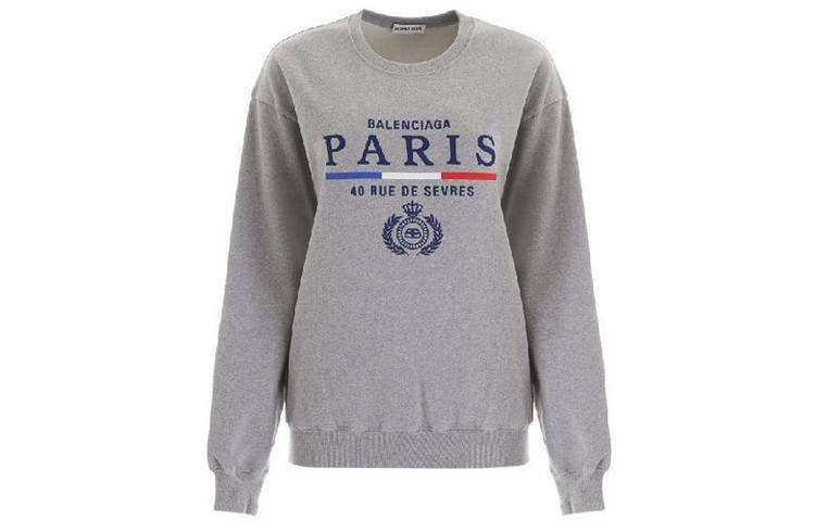 Balenciaga Sweatshirt Women's Gray