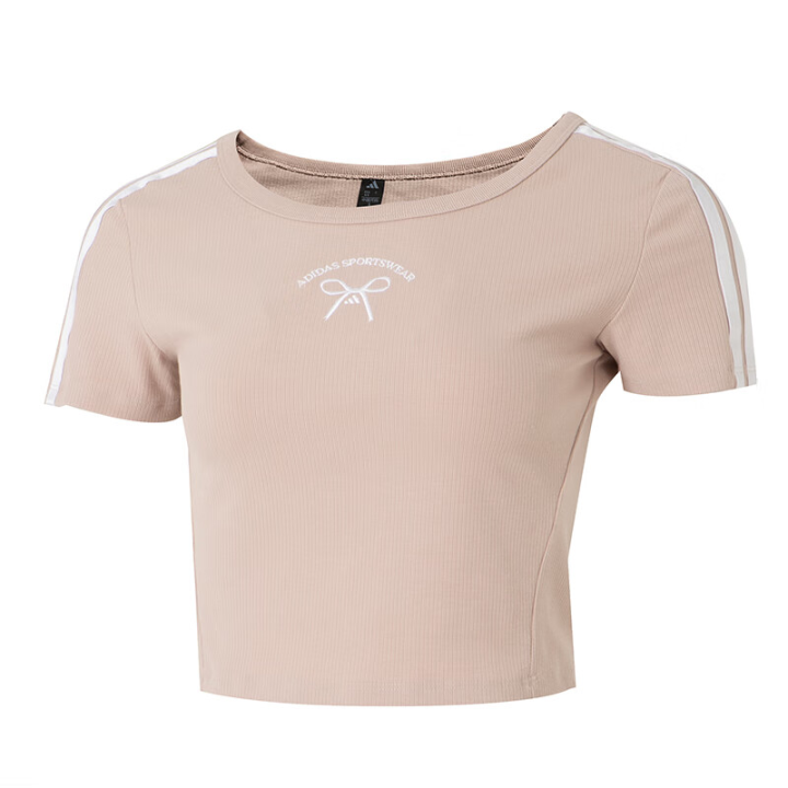 Adidas Adidas T Shirt Women's Gray Brown Tan