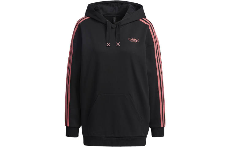Adidas Neo Sweatshirts Women's Black Hooded Moderate Regular