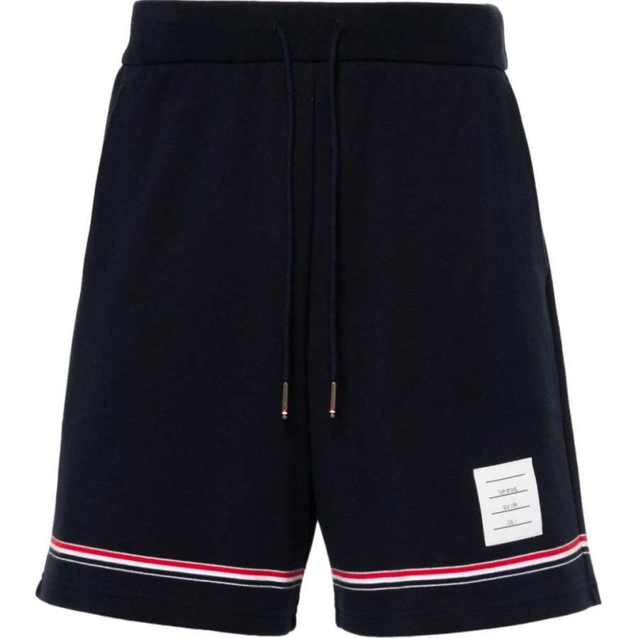 THOM BROWNE THOM BROWNE Mid Rise Drawstring Track Shorts