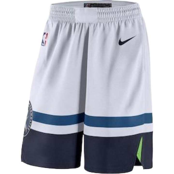 Nike Nike Minnesota Timberwolves Basketball Shorts Men's White