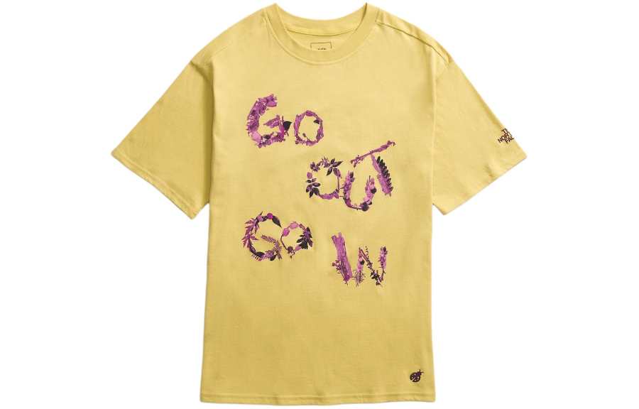 THE NORTH FACE Drop Shoulder Sleeve T Shirt Women's Yellow