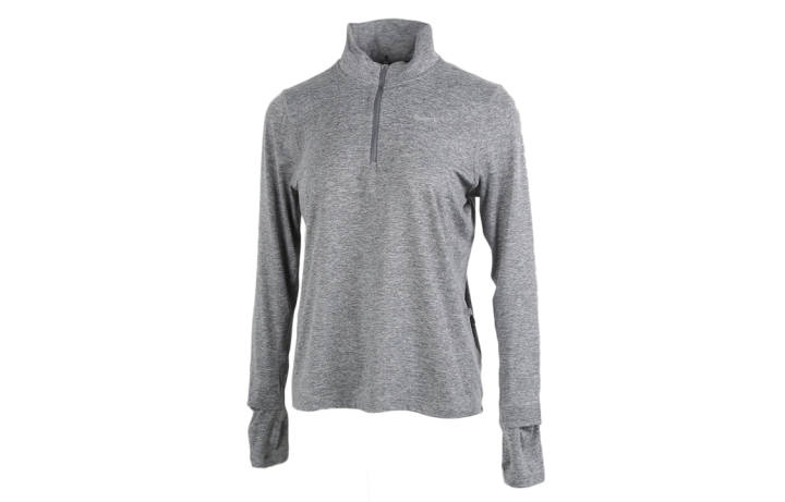 Nike Nike Sweatshirts Women's Gray Stand Collar Moderate Mock Two Piece