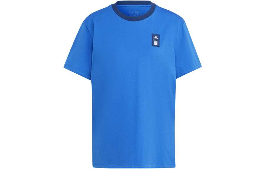 Adidas Adidas Ajax Amsterdam T Shirts Women's Blue Crew Neck Moderate Straight Fit