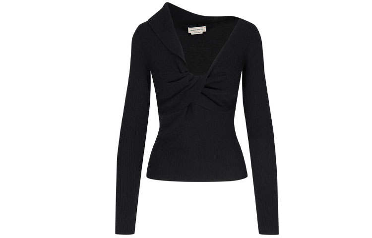 Alexander McQueen FW21 Slim Fit Knitwear Women's Black