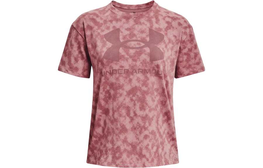 Under Armour T Shirts Women's Serums Powder Crew Neck Moderate Straight Fit