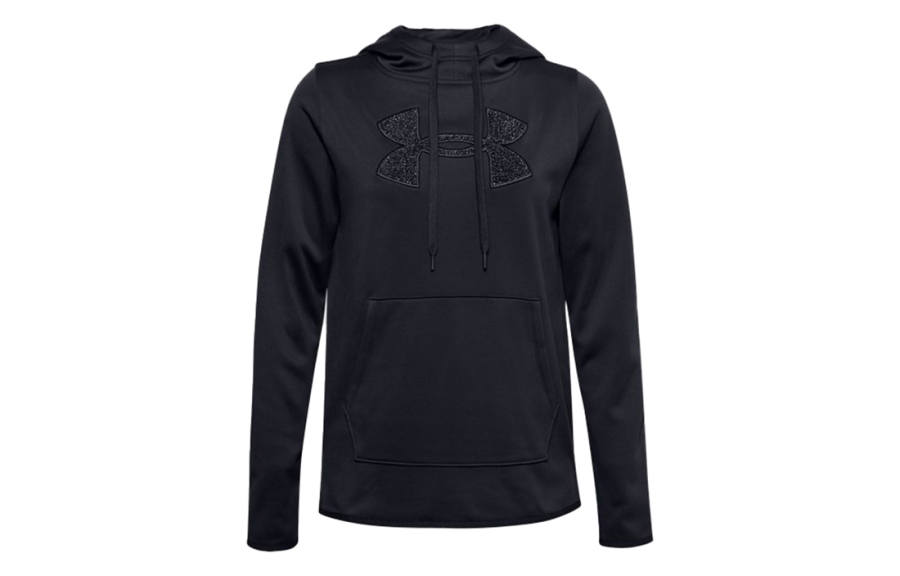 Under Armour Sweatshirts Women's Black Hooded Moderate Regular