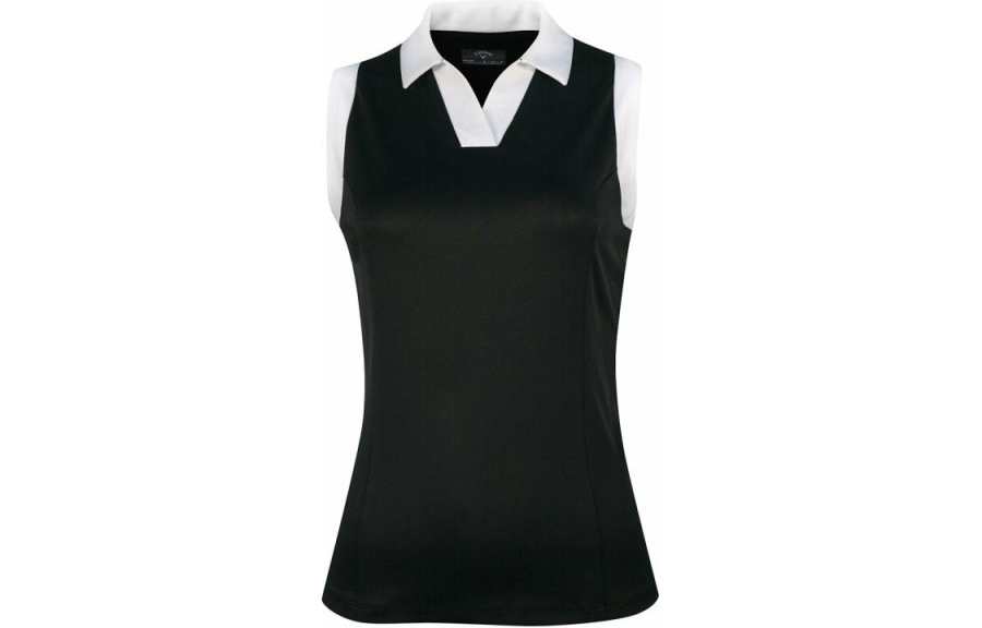Callaway T Shirts Women's Black V Neck Moderate Other