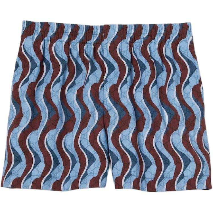GUCCI SS25 Casual Shorts Men's Blue