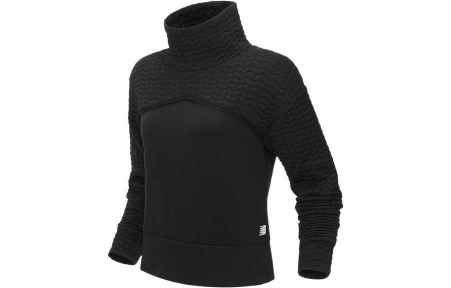 New Balance New Balance Sweatshirts Women's Black Turtleneck Moderate Regular